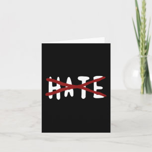 Nee tegen haat, motivatie en inspiratie kaart