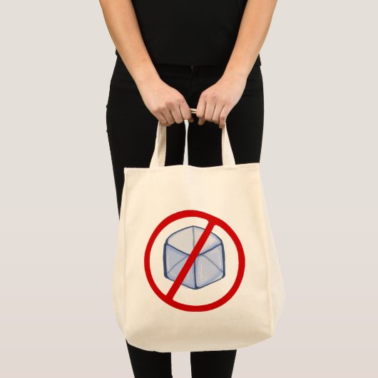 Nee tegen ICE Tote Bag (Voorkant (product))