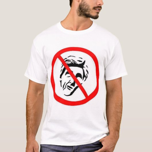Nee tegen Kerry (voorkant) T-shirt (Voorkant)