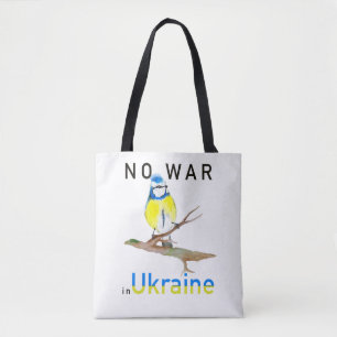 Nee tegen oorlog in Oekraïne Tote Bag