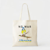 Nee tegen oorlog in Oekraïne Tote Bag (Voorkant)