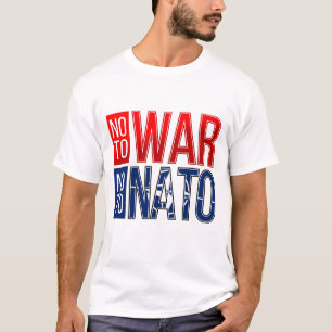 NEE TEGEN OORLOG NEE TEGEN DE NAVO T-SHIRT