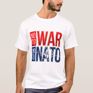 NEE TEGEN OORLOG | NEE TEGEN DE NAVO T-SHIRT