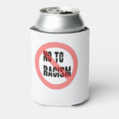 Nee tegen racisme | Anti-racisme-slogan Blikjeskoeler (Blikje Achterkant)