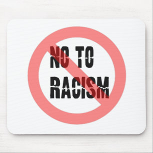Nee tegen racisme   Anti-racisme-slogan Muismat