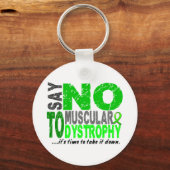 NEE tegen spierdystrofie 1 Sleutelhanger (Voorkant)
