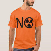 Nee tegen straling en kernenergie t-shirt (Voorkant)