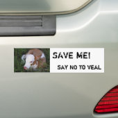 NEE tegen vezel-bumpersticker Bumpersticker (Op auto)