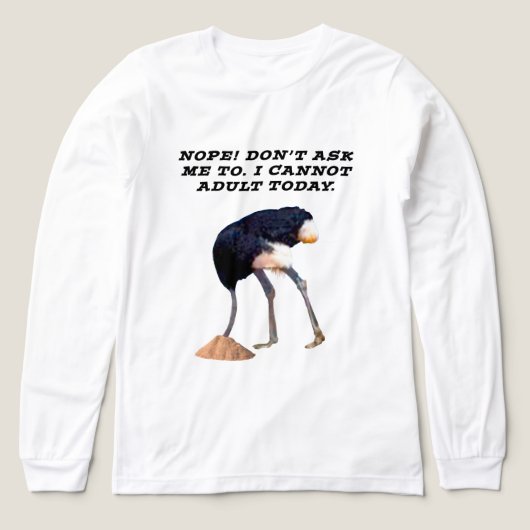 Nee! Tri-Blend T-shirt (Voorkant)