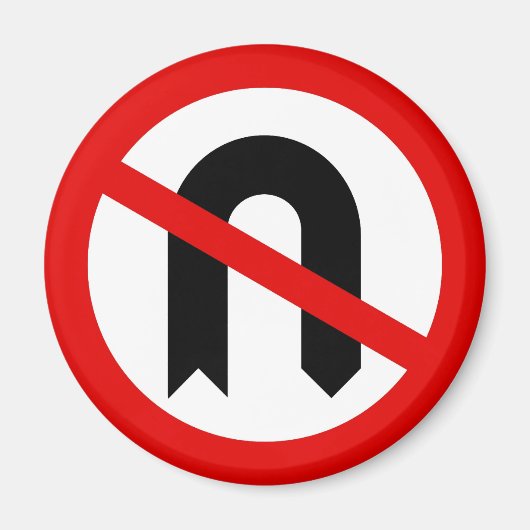 Nee U Draai Magneet (Voorkant)