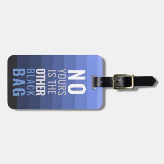 Nee van jou is het andere Grappige ontwerp Custom  Bagagelabel (Voorkant horizontaal)