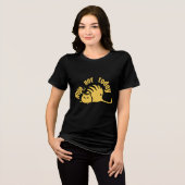 Nee vandaag niet Tri-Blend shirt (Voorkant volledig)
