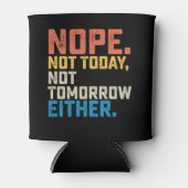 Nee, vandaag ook niet morgen blikjeskoeler (Voorkant)