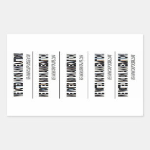 Nee voor annexatie! rechthoekige sticker