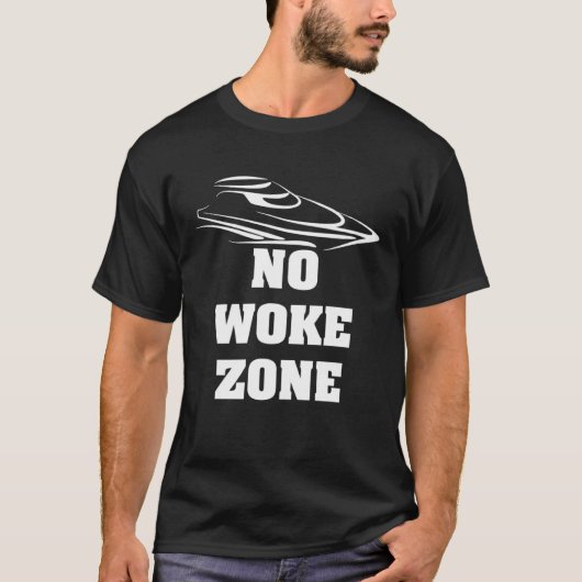 nee wakegebied anti-democratisch links pro rep t-shirt (Voorkant)