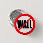 "NEE WALL" RONDE BUTTON 3,2 CM (Voorkant /achterkant)