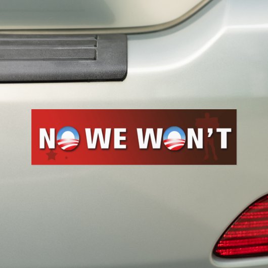 Nee, we zullen niet Bumperstickers (Op auto)