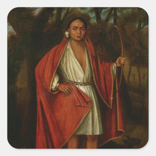 Nee Yeath Tan no Ton Vierkante Sticker (Voorkant)