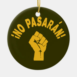 Nee, ze komen er niet door - Ze zullen niet passer Keramisch Ornament