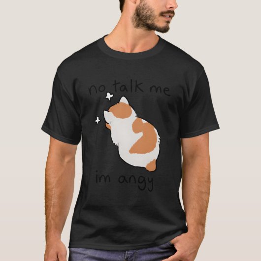 Nee zeg, ik ben een boze kat t-shirt (Voorkant)