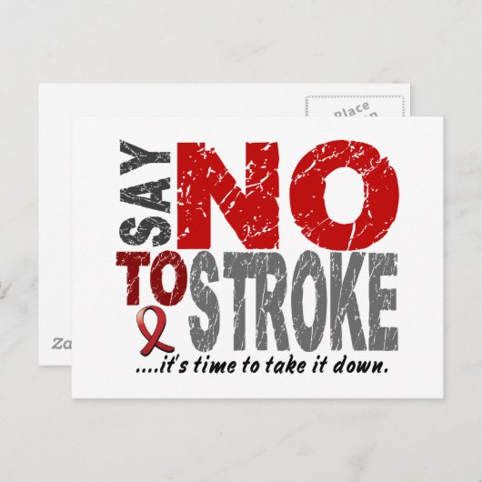 NEE zeggen tegen lijn 1 Briefkaart (Voorkant / Achterkant)