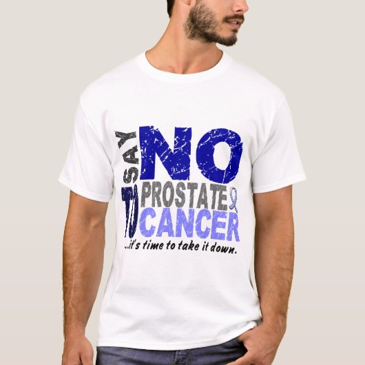 NEE zeggen tegen prostaatkanker 1 T-shirt (Voorkant)