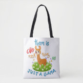 NEE ZO NET ALS EEN LLAMA TOTE BAG (Voorkant)