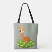 NEE ZO NET ALS EEN LLAMA TOTE BAG (Achterkant)