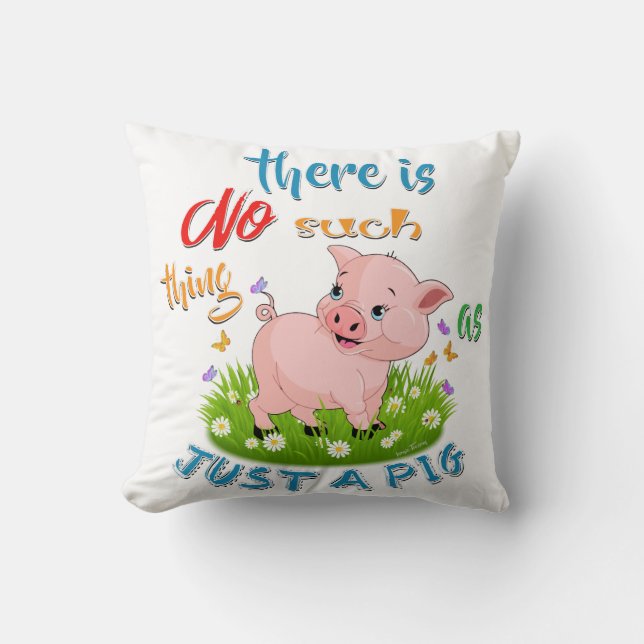 NEE ZO ZOALS EEN PIG KUSSEN (Voorkant)