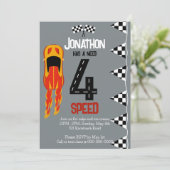 Need 4 Speed 4e verjaardagsfeestje Kaart (Staand voorkant)