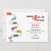 Need 4 Speed Motor Auto Racing Jongen Vierde Verja Kaart (Voorkant)