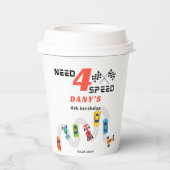 Need 4 Speed Motor Auto Racing Jongen Vierde Verja Papieren Bekers (Achterkant)