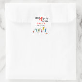 Need 4 Speed Motor Auto Racing Jongen Vierde Verja Ronde Sticker (Tas)