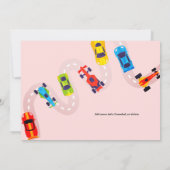 Need 4 speed motor auto racing meisje vierde verja kaart (Achterkant)