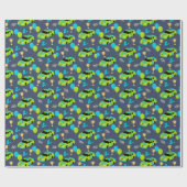 Need 4 Speed Race Car Boys 4e verjaardagsfeestje Cadeaupapier (Vlak)