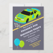 Need 4 Speed Race Car Boys 4e verjaardagsfeestje Kaart (Voorkant)