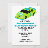 Need 4 Speed Race Car Boys 4e verjaardagsfeestje Kaart (Voorkant)