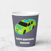Need 4 Speed Race Car Boys 4e verjaardagsfeestje Papieren Bekers (Voorkant)