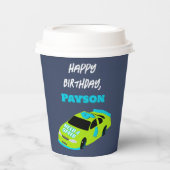 Need 4 Speed Race Car Boys 4e verjaardagsfeestje Papieren Bekers (Voorkant)
