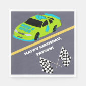 Need 4 Speed Race Car Boys 4e verjaardagsfeestje Servet (Voorkant)