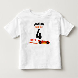 Need 4 speed racewagen vierde verjaardag party kinder shirts
