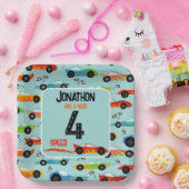 Need 4 speed racewagen vierde verjaardag party papieren bordje (Feest)