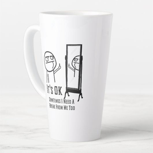 Need a Break Latte Mok (Linkerhoek)