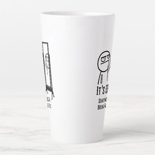 Need a Break Latte Mok (Voorkant)