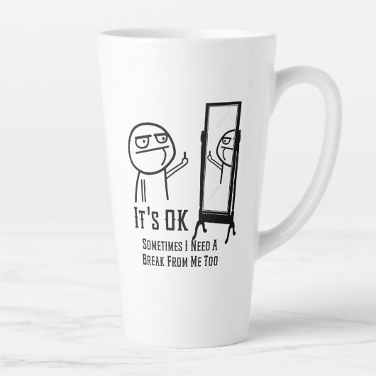 Need a Break Latte Mok (Rechts)