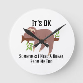 Need a Break Ronde Klok