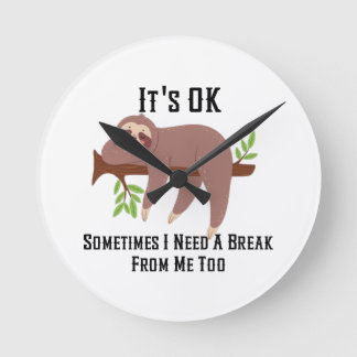 Need a Break Ronde Klok