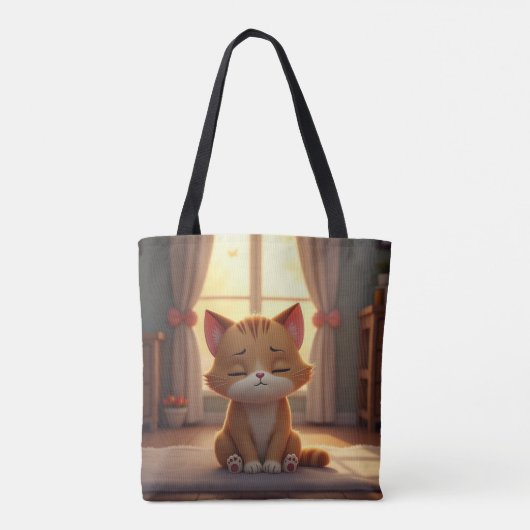 Need a kitty moment tote bag (Achterkant)