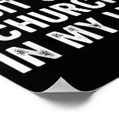 Need A Little Bit Of Church In My Life Tee _ Relig Poster (Hoek)