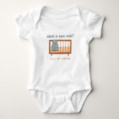 Need a New Crib Real Estate Bodysuit (Voorkant)